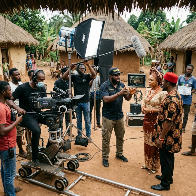 How the Stunts in "The Lagos Heist" Were Filmed Without CGI